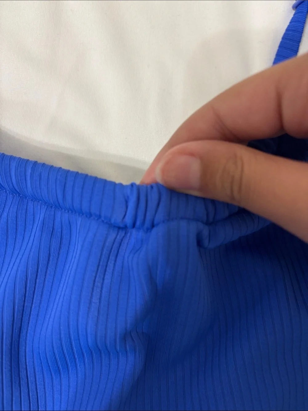 Target Girls Bright Blue Ribbed Two-Piece Swim Bikini
